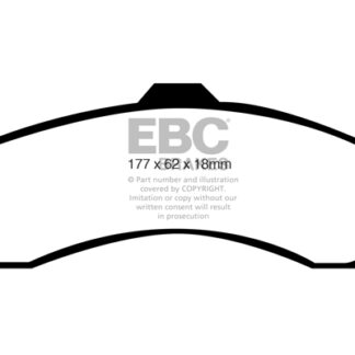 DP1618 EBC Ultimax Front Pads Caliper-NA CHEVROLET
