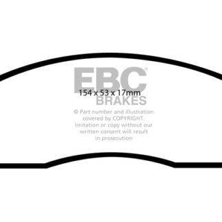DP1617 EBC Ultimax Front Pads Caliper-NA FORD