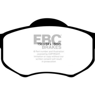 DP1616 EBC Ultimax Front Pads Caliper-ATE FORD