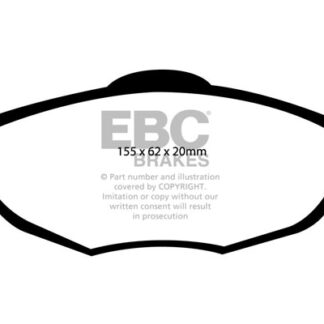 DP1611 EBC Ultimax Front Pads Caliper-NA CHRYSLER (USA)