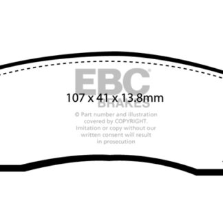 DP1609 EBC Ultimax Rear Pads Caliper-NA CADILLAC
