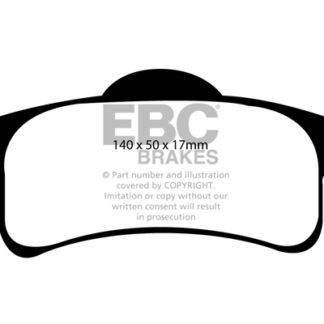 DP1606 EBC Ultimax Rear Pads Caliper-ATE JEEP