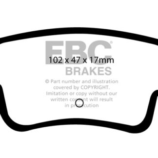 DP1599 EBC Ultimax Rear Pads Caliper-Bosch ABARTH