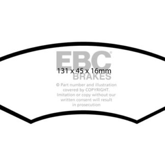 DP1598 EBC Ultimax Front Pads Caliper-NA SUBARU