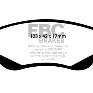 DP1597 EBC Ultimax Front Pads Caliper-Bosch CITROEN