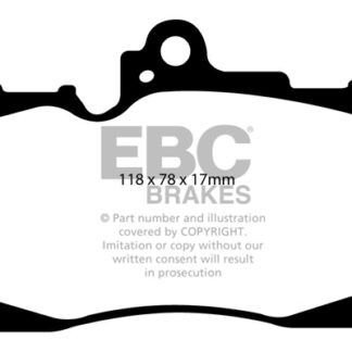 EBC Ultimax Front OE Replacement Brake Pads - Lexus IS350 GS300 GS430 06+