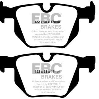 DP1588 EBC Ultimax Rear Pads Caliper-ATE BMW