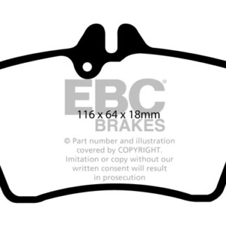 DP1579 EBC Ultimax Front Pads Caliper-TRW MERCEDES-BENZ