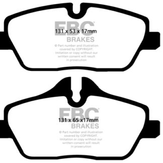 DP1578 EBC Ultimax Front Pads Caliper-TRW BMW