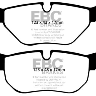 DP1577 EBC Ultimax Rear Pads Caliper-ATE BMW