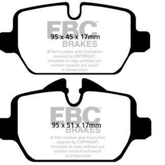 DP1576 EBC Ultimax Rear Pads Caliper-TRW BMW
