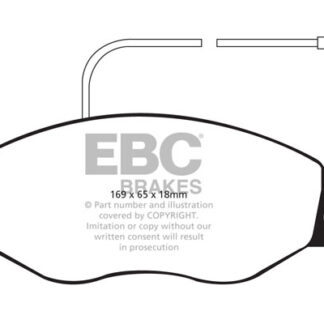 DP1570 EBC Ultimax Front Pads Caliper-NA NISSAN COMMERCIAL