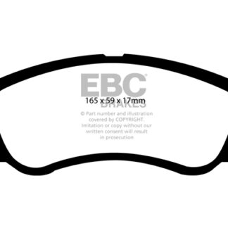 DP1568 EBC Ultimax Front Pads Caliper-NA KIA