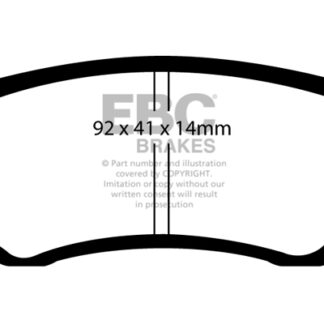 DP1567 EBC Ultimax Rear Pads Caliper-NA HYUNDAI