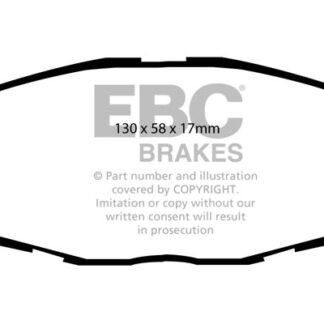 DP1562 EBC Ultimax Front Pads Caliper-NA HYUNDAI