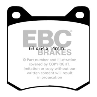 DP156 EBC Ultimax Front Pads Caliper-Girling/TRW RENAULT
