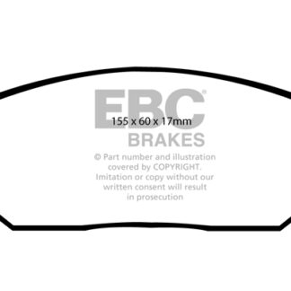 DP1557 EBC Ultimax Front Pads Caliper-NA KIA