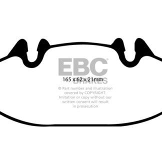 DP1553 EBC Ultimax Front Pads Caliper-Bosch MERCEDES-BENZ