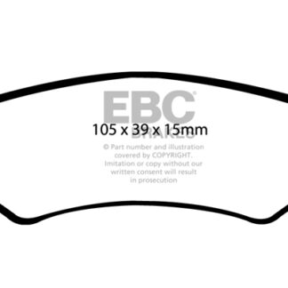 DP1548 EBC Ultimax Rear Pads Caliper-NA CHEVROLET