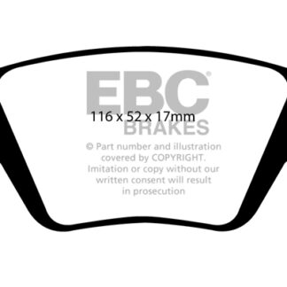 DP1543 EBC Ultimax Rear Pads Caliper-NA RENAULT