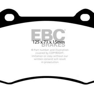 DP1539 EBC Ultimax Front Pads Caliper-Brembo ALPINE