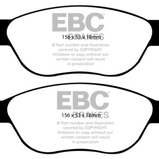 DP1530 EBC Ultimax Front Pads Caliper-ATE FIAT
