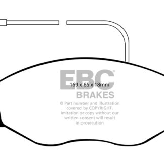 DP1529 EBC Ultimax Front Pads Caliper-NA NISSAN COMMERCIAL
