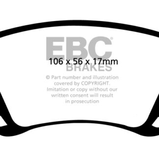 DP1518 EBC Ultimax Rear Pads Caliper-TRW AUDI