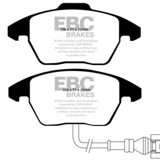 DP1517 EBC Ultimax Front Pads Caliper-ATE AUDI
