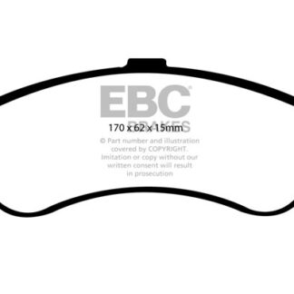 DP1507 EBC Ultimax Front Pads Caliper-NA FORD (Australia and New Zealand)