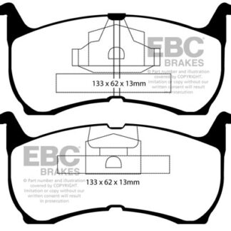 DP1503 EBC Ultimax Front Pads Caliper-NA FORD (Australia and New Zealand)