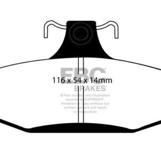 DP1501 EBC Ultimax Rear Pads Caliper-NA FORD (Australia and New Zealand)