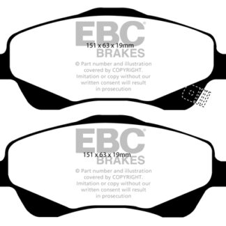 DP1499 EBC Ultimax Front Pads Caliper-Bosch TOYOTA