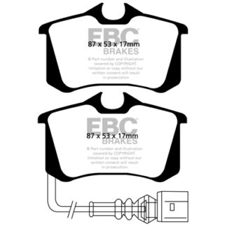 DP1497 EBC Ultimax Rear Pads Caliper-TRW AUDI