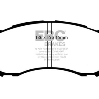 DP1492 EBC Ultimax Front Pads Caliper-NA SUBARU