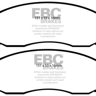 DP1489 EBC Ultimax Front Pads Caliper-NA MITSUBISHI COMMERCIAL