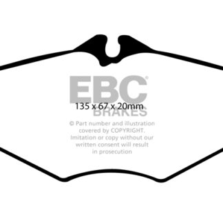 DP1488 EBC Ultimax Front Pads Caliper-Bosch MERCEDES-BENZ