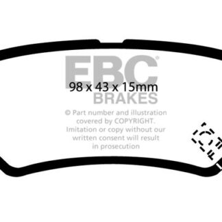 DP1477 EBC Ultimax Rear Pads Caliper-NA DAEWOO