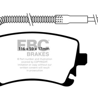 DP1470 EBC Ultimax Rear Pads Caliper-TRW AUDI