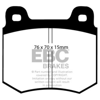 DP146 EBC Ultimax Front Pads Caliper-ATE CHRYSLER (UK)