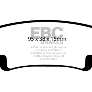 DP1458 EBC Ultimax Rear Pads Caliper-NA TOYOTA