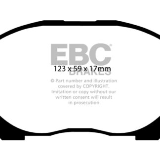 DP1455 EBC Ultimax Front Pads Caliper-Akebono TOYOTA