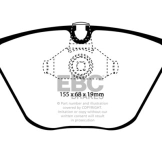 DP1449 EBC Ultimax Front Pads Caliper-ATE BMW