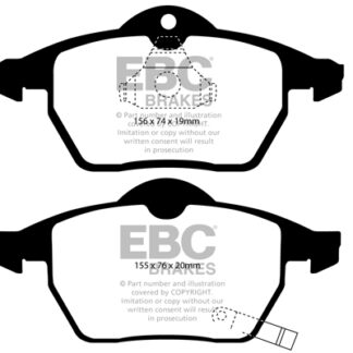 DP1443 EBC Ultimax Front Pads Caliper-ATE HOLDEN (Australia and New Zealand)