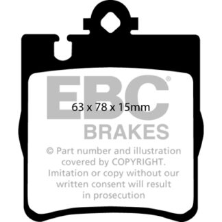 DP1441 EBC Ultimax Rear Pads Caliper-ATE MERCEDES-BENZ