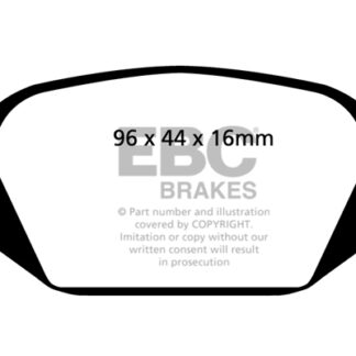 DP1430 EBC Ultimax Rear Pads Caliper-Girling/TRW ALFA ROMEO