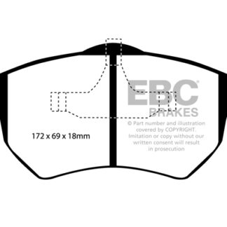 DP1427 EBC Ultimax Front Pads Caliper-ATE CHRYSLER (USA)