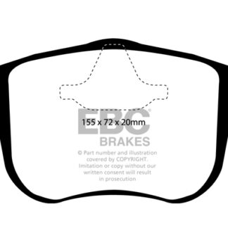 DP1416 EBC Ultimax Front Pads Caliper-ATE CADILLAC