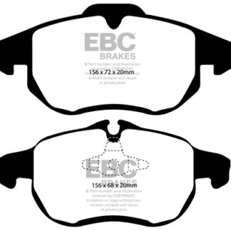 DP1414 EBC Ultimax Front Pads Caliper-ATE CADILLAC