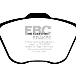 DP1413 EBC Ultimax Front Pads Caliper-ATE FORD
